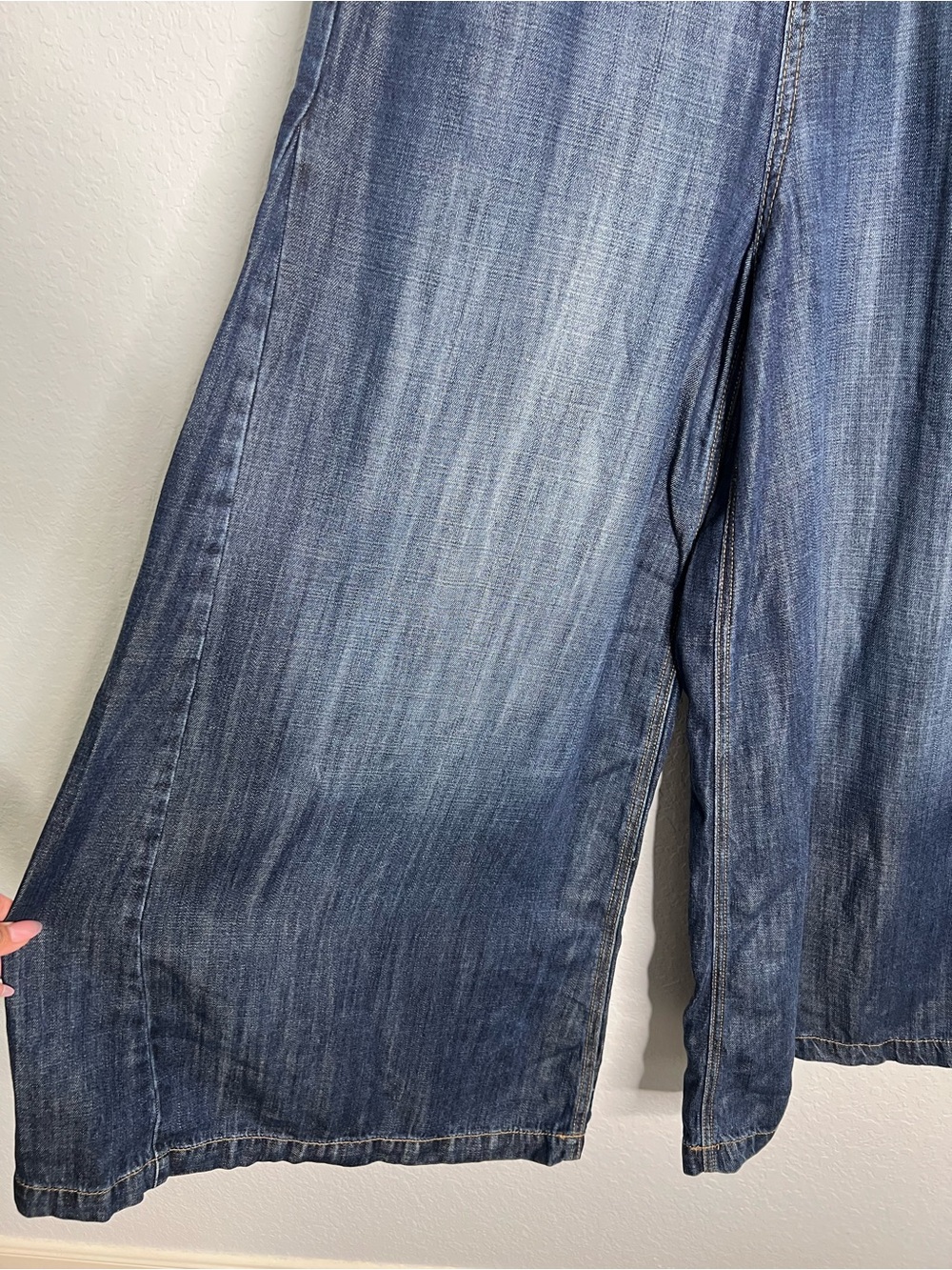 Desigual Super Wide Leg Jeans Women’s Size 28 Flare High Waisted C - Picture 8 of 15